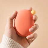 Jordanjudy 矽膠暖手蛋連20個替換芯 | 保溫持久 | 免充電 | 小巧可愛 - 燈色