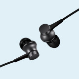 小米活塞耳機清新版黑色 | 鋁合金音腔 | 不易掉落 | 線控兼容