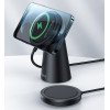 Baseus 倍思磁吸支架無線充電器適用iPhone12/13 可手持黑色 | 可拆式支架 | 全方位調幅 | 磁吸平放兩充