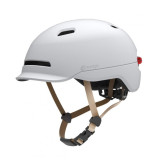 Smart4u 城市輕騎智能閃頭盔 - 白色 | 自動光感 | 剎車警示 | 自動關機