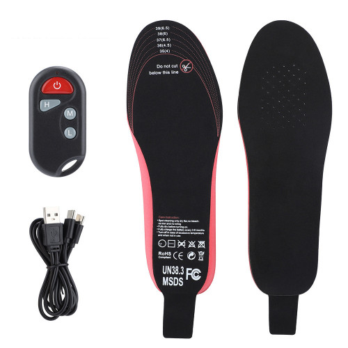 充電式遙控電熱保暖鞋墊 - 41-45碼 | 刺激腳部血液循環 | 腳板保暖