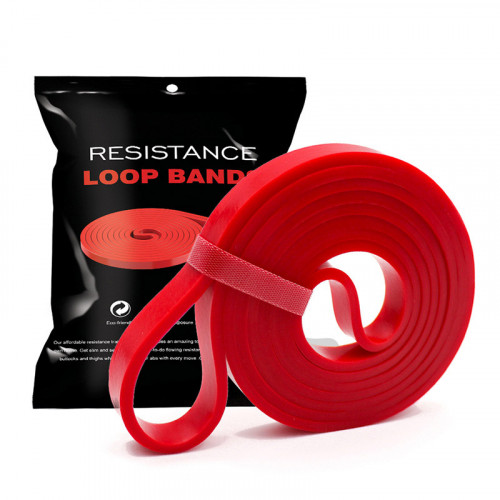 Resistance Loop Band 瑜伽環形阻力帶 | 拉伸帶 引體上升助力帶 | 交叉訓練彈力帶  - 紅色15lbs