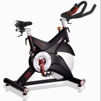 輕商用級健身車  | 25KG雙向飛輪 150KG大承重 室內競速騎行 心率監測 藍牙APP 動感單車 皮帶驅動 可調節阻力 超靜音 豪華家用健身單車