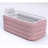 無線智能充氣浴缸 - 1.6米粉紅色(附送無線充氣泵)  | 智能充氣 | 摺疊收納 | 多種安全保護