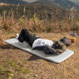 NatureHike 雨線海綿自動充氣墊 (NH21FCD10) - 幻灰色 | 露營防潮地墊 | 高彈海綿 - 幻灰色
