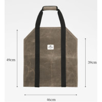 NatureHike 帆布柴火袋 (NH21YW146) - 啡色 | 多用途加厚手提收納袋