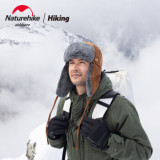 NatureHike 燈芯絨冬季保暖護耳雷鋒帽 - 黑色L碼 (NH21FS550) | 柔軟絨感面料 - 黑色L碼