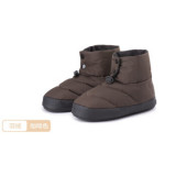 NatureHike Y05白鴨絨營地保暖鞋 - 棕色XL碼 (NH21XZ029) | 防潑水表層 - 棕色XL碼