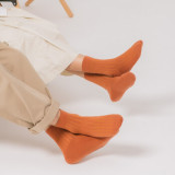 Naturehike Merino 保暖薄款羊毛短襪 - 卡其/橘红L碼 (2對裝) (NH21WZ002) | 滑雪襪 - 卡其/橘红L碼短襪
