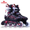 美洲獅 MZS308N 戰神滾軸溜冰鞋 - 黑紅色大碼(41-44) | 一體鞋身 | 三重安全鎖 | 碼數調節