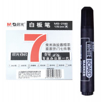 M&G 晨光文具 - 經典圓頭白板筆 - 黑色(12支裝) - 黑色 (MG-2160)
