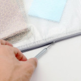 M&G 晨光文具 - A4 網格拉鏈袋 顏色隨機(12件裝)