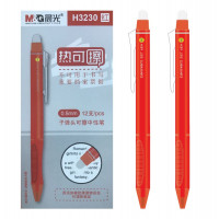 M&G 晨光文具 - 按動式0.5mm可擦啫喱筆 - 紅色(12支裝) - 紅色