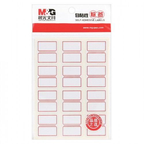 M&G 晨光文具 - 自粘性標籤 12枚(10張) (27 x 24mm)(10件裝)