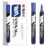M&G 晨光文具 - 圓頭箱頭筆 - 藍(10支裝) - 藍色