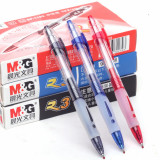 M&G 晨光文具 - 按動式0.5mm啫喱筆 - 紅色(12支裝) - 紅色