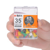 M&G 晨光文具 - 盒裝 PP 彩色工字釘 (23 x 10mm)(6盒裝)