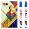 M&G 晨光文具 - 方頭箱頭筆 - 藍(12支裝) - 藍色