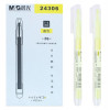 M&G 晨光文具 - 4.0mm本味拔蓋式螢光筆 - 黃色(12支/盒) - 黃色