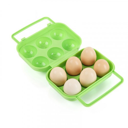AOTU 便攜6格塑料雞蛋盒 (AT6359)