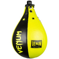 Venum HURRICANE 梨形速度球 - 黑/黃色 中碼 | 快速回彈 | 精度協調鍛鍊
