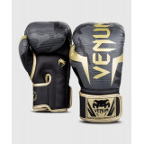 Venum ELITE 成人拳套 - 灰配金色 12oz | 日本PU | 強化掌部保護