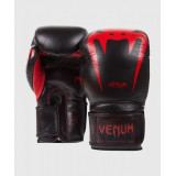 Venum GIANT3.0 納帕皮革成人拳套 - 黑配紅色 10oz | 高級皮革 | 舒適保護