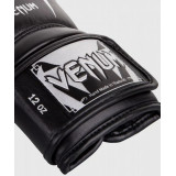 Venum GIANT3.0 納帕皮革成人拳套 - 黑配銀色 10oz | 高級皮革 | 舒適保護