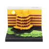 3D立體MEMO紙紙雕 - 黃鶴樓（帶燈）| 紙本藝術
