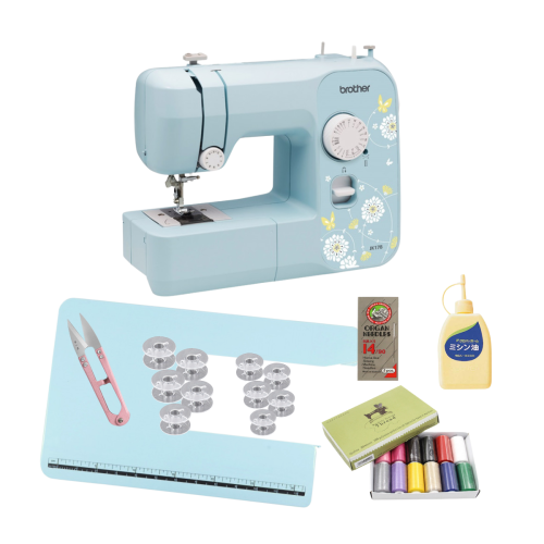 Brother JK17B 家用縫紉機優惠套裝  | 最高750轉| 14款線跡 | 入門級別 | 香港行貨