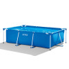 INTEX 長方形支架式家庭游泳池 (28272) | 戶外戲水池 | 家用游泳池 (300×200×75cm)