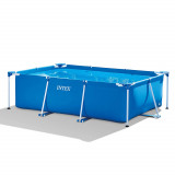 INTEX 長方形支架式家庭游泳池 (28273) | 戶外戲水池 | 家用游泳池 (450×220×84cm)