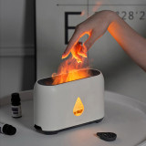 NATHOME 小火焰香薰加濕器 (NJH18) | 自動定時熄滅 | 逼真火焰效果 - 白色