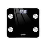 Xpower SBS1 智能電子體脂磅 - 黑色 | 63種身體資訊 | app支援 | 香港行貨 - 黑色