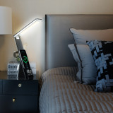 Xpower N61 6合1多功能無線充電LED枱燈 | 3種色温 | 光暗度記憶 | LED鬧鐘 | 香港行貨