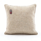 多功能無線按摩抱枕 - 米色 | 恆溫熱敷 | 仿人手按摩