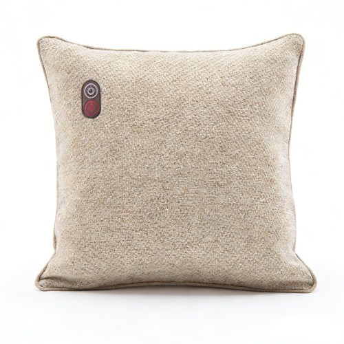 多功能無線按摩抱枕 - 米色 | 恆溫熱敷 | 仿人手按摩