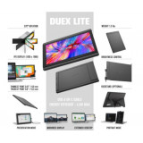 Mobile pixels Duex Lite 12.5寸 便攜式顯示器 | 16:9外接螢幕 | USB-C/USB-A輸入 | 香港行貨 - 12.5寸