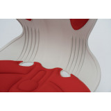 Curble Comfy坐姿矯正椅背墊坐墊 - 紅色 | 減輕脊椎關節壓力 | 記憶棉芯 - 紅色
