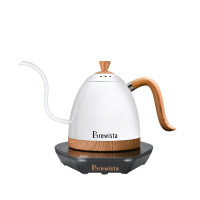 Brewista 600ml手沖咖啡智能溫控電熱水壺 - 珍珠白 (平行進口版本) | Strix精準溫控系統 | 華氏/攝氏切換