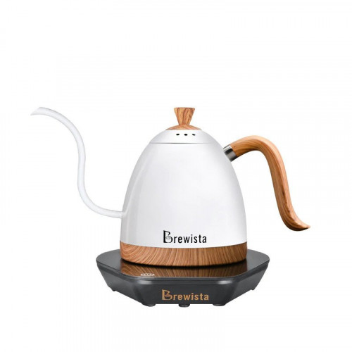 Brewista 600ml手沖咖啡智能溫控電熱水壺 - 珍珠白 (平行進口版本) | Strix精準溫控系統 | 華氏/攝氏切換