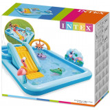 INTEX 57161NP/EP 叢林冒險充氣戲水池 | 迷你水上滑梯 | 內置噴水裝置 | 2歲以上小童適用