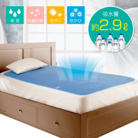 NEEDS LABO NEE37 除濕抗菌防蟲床墊 (單人 90x180cm) 藍色 | 有效防蟲蟎 | 吸水量達2.9L | 香港行貨 - 藍色