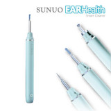 Sunuo FindX EarHealth 3合1智能可視清潔儀 - 粉綠色 | 採耳/擠暗瘡粉刺/剔牙 | 500萬像素內窺鏡 | 香港行貨 - 粉綠色