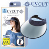 日本UV CUT 可折疊防UV涼感太陽帽 - 藍底白圓點 | 99%防UV | UPF>50+ - 藍底白圓點