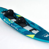Aqua Marina STEAM-412 雙人多用全能充氣獨木舟 | 7cm厚DWF拉絲底艙 | 1+8自動排水閥 | 船艙高壓三氣室 | 不含槳
