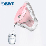 德國倍世 BWT 花漾系列2.7L開蓋智能計量濾水壺 - 粉色 | 歐洲進口濾芯 | 專利鎂離子