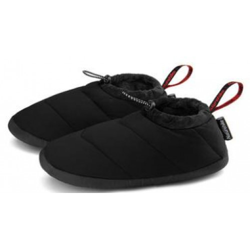 Naturehike 戶外冬季雪地羽絨低幫營地鞋 (NH20FS027) - 黑色M碼 | 加厚透氣吸濕 | 舒適五指彈性物料 - 黑色M碼