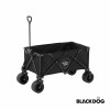 Blackdog BD-TC002 戶外露營四向小推車 - 黑色 | 伸縮式推拉手柄 | 承重約120kg | 易拆折疊