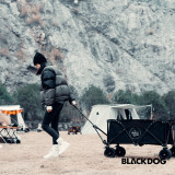 Blackdog BD-TC002 戶外露營四向小推車 - 米白 | 伸縮式推拉手柄 | 承重約120kg | 易拆折疊